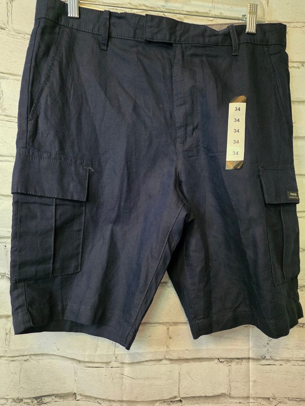 Wrangler Men's Navy Cargo Shorts